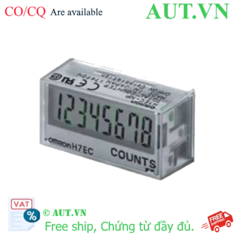 Ảnh của Bộ Đếm Omron H7EC-NLP | Màn Hình LCD 8 Số, Chạy Pin 3V, Tín Hiệu Đa Năng - AUT VN
