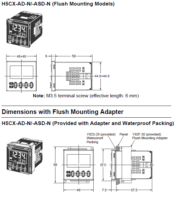 Ảnh của Timer  Omron H5CX-ASD-N