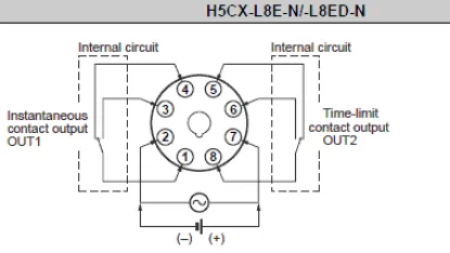 Ảnh của Timer  Omron H5CX-L8E-N