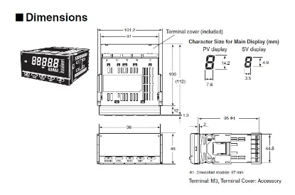 Ảnh của Timer  Omron K3HB-PPB-FLK3AT11 AC/DC24