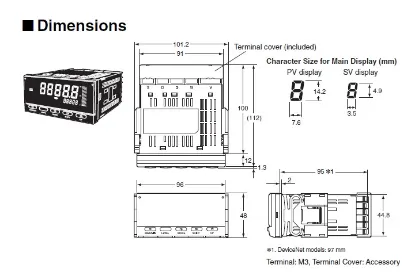 Ảnh của Bộ đếm  Omron K3HB-CNB-CPAC21 AC100-240