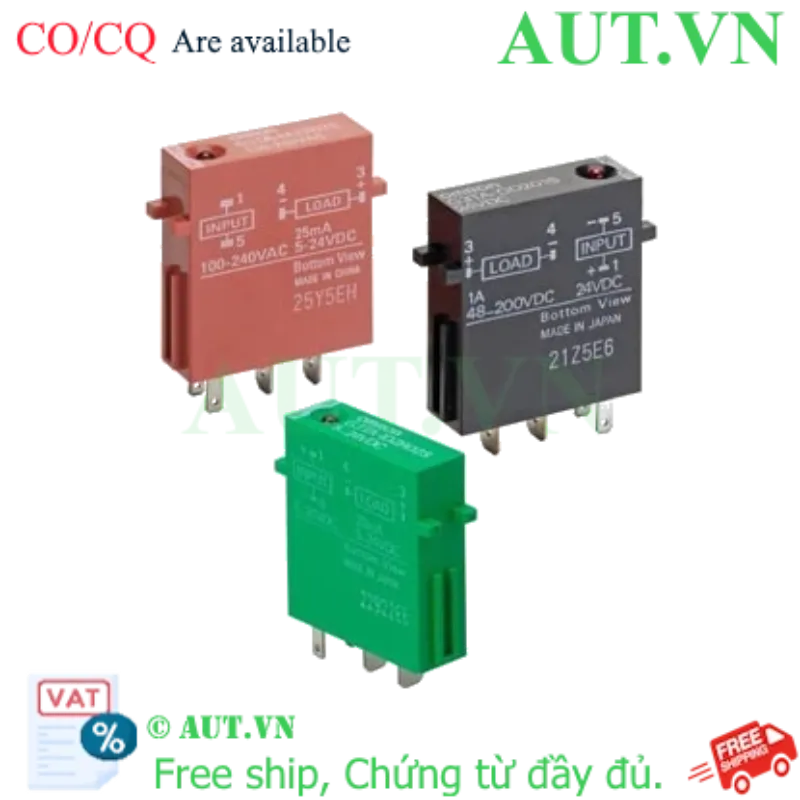Ảnh của Relay Bán Dẫn Omron G3TA-IAZR02S-US | Ngõ Vào 100-240VAC, Ngõ Ra 4-32VDC, Siêu Bền