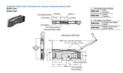 Ảnh của Cảm Biến Lazer  Omron E3NC-LA0