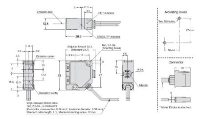 Ảnh của Cảm Biến Lazer  Omron E3NC-LH02 2M
