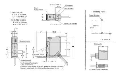 Ảnh của Cảm Biến Lazer  Omron E3NC-SH100 2M