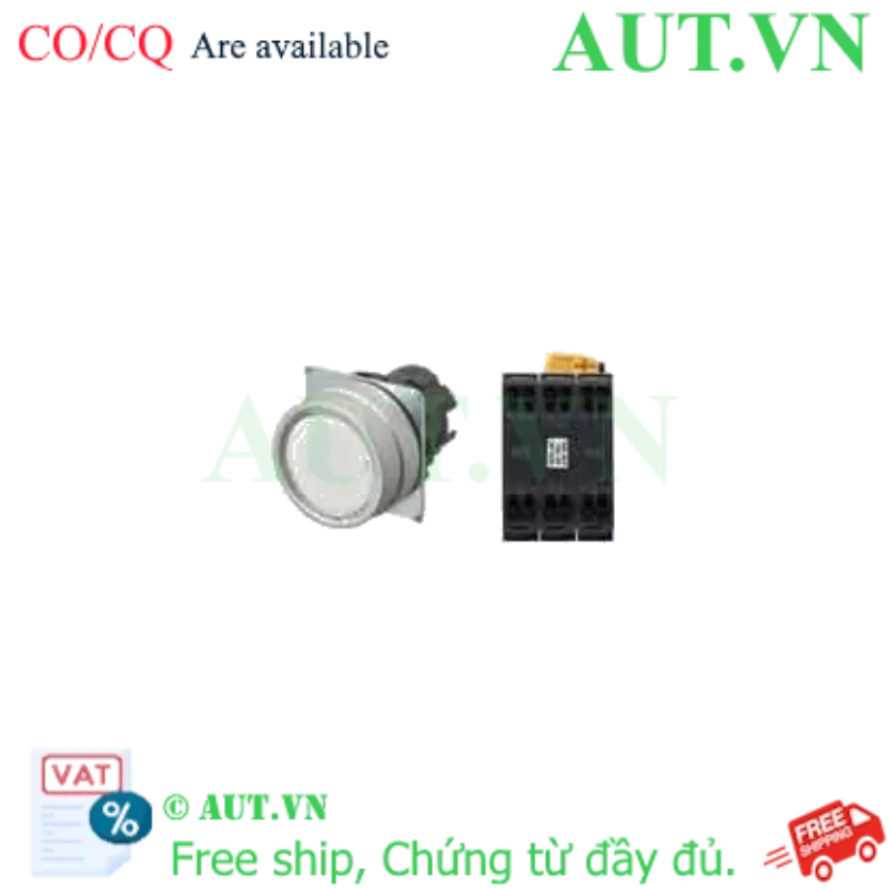 Ảnh của Công tắc nút nhấn Omron A22NL-MNM-TWA-P202-WD