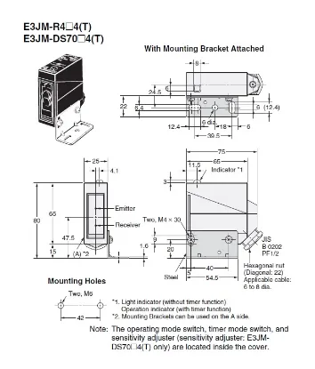 Ảnh của Cảm biến quang điện  Omron E3JM-DS70M4T