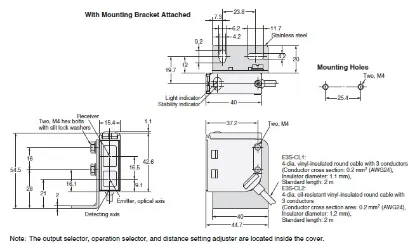 Ảnh của Cảm biến quang điện  Omron E3S-CL2 2M