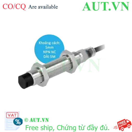 Ảnh của Cảm Biến Tiệm Cận Omron E2B-M12LN05-WP-C2 | M12, 5mm, NPN NC, Chống Nước IP67 - AUT VN