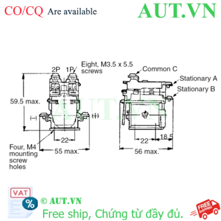 Ảnh của Rơ le trung gian Omron MM2B AC200/(220)
