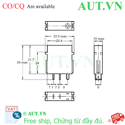 Ảnh của Relay bán dẫn Omron G3TA-ODX02S-US DC24