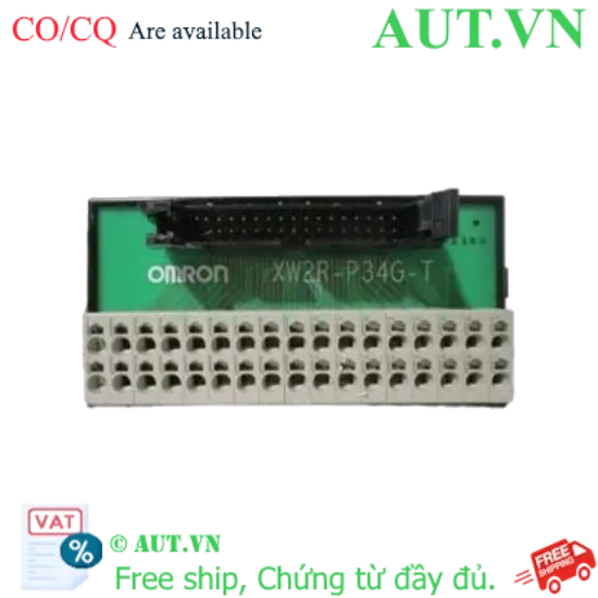 Ảnh của Cầu Đấu Dây Omron XW2R-P34G-T: 34 Cực, Push-in Plus, Chuẩn MIL Siêu Nhanh - AUT VN