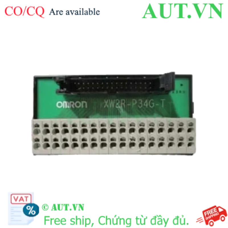Ảnh của Cầu Đấu Dây Omron XW2R-P34G-T | 34 Cực, Công Nghệ Push-in Plus, Chuẩn MIL
