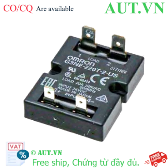 Ảnh của Relay bán dẫn Omron G3NE-220T-2-US DC24