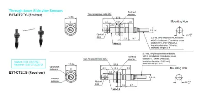 Ảnh của Cảm biến quang điện  Omron E3T-CT24S 2M