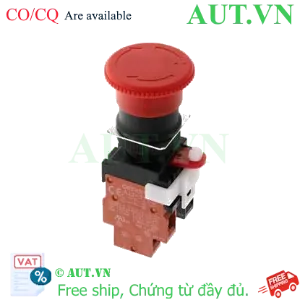 Ảnh của Nút Dừng Khẩn Cấp Omron A22E-M-11 | Đầu Nấm Đỏ, 1NO+1NC, Xoay Reset