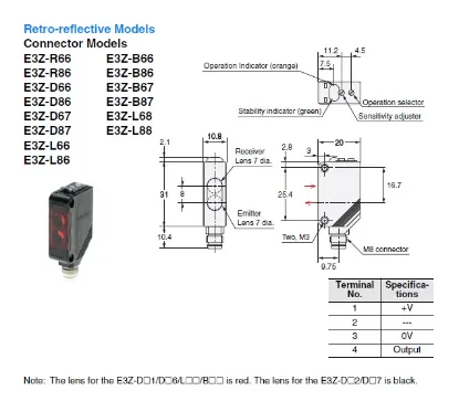 Ảnh của Cảm biến quang điện  Omron E3Z-B67
