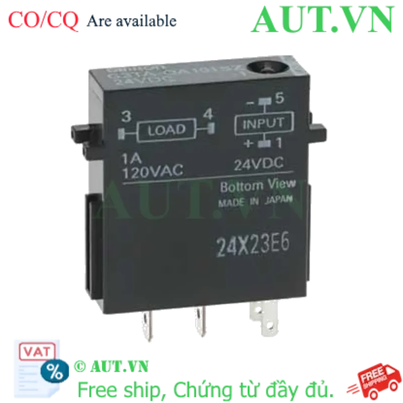 Ảnh của Relay Bán Dẫn Omron G3TA-OA202SL-US DC24 - Tải 2A, Chống Nhiễu, Siêu Bền | AUT VN