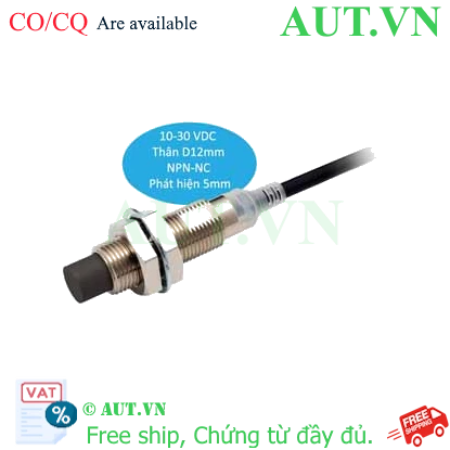 Ảnh của Cảm biến tiệm cận Omron E2E-X5MC212 2M: M12, NPN NC, Chống nước IP69K