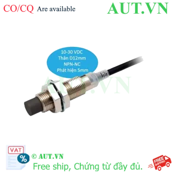 Ảnh của Cảm biến tiệm cận Omron E2E-X5MC212 2M: M12, NPN NC, IP69K Siêu Bền