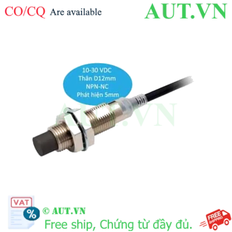 Ảnh của Cảm biến tiệm cận Omron E2E-X5MC212 2M: M12, NPN NC, IP69K Siêu Bền