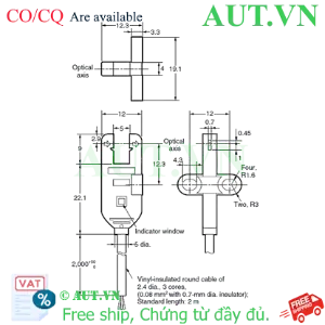 Ảnh của Cảm biến quang điện siêu nhỏ Omron EE-SX872P 2M