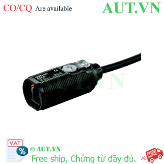 Ảnh của Cảm biến quang Omron E3FA-DP14-F2 PNP 100mm | Chống Nước IP69K | Phản Hồi 0.5ms | AUT VN