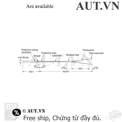 Ảnh của Cảm biến nhiệt độ Omron E52-THE5A-50-50 1M