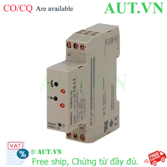 Ảnh của Timer Omron H3DS-XL - Bộ Định Thời Siêu Mỏng 17.5mm, Nguồn Đa Năng 24-230V, Dải 0.1s-120h | AUT VN