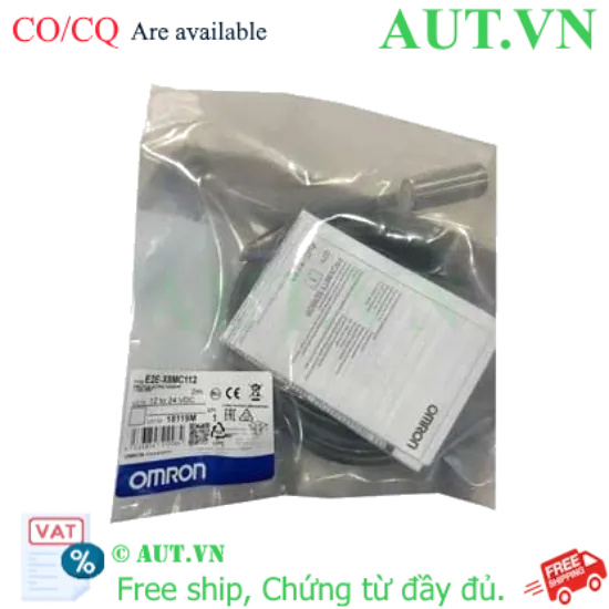 Ảnh của Cảm biến tiệm cận Omron E2E-X8MC112 | M12, Phát hiện 8mm, IP69K Chống Nước Tuyệt Đối - AUT VN