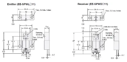 Ảnh của Cảm biến quang điện siêu nhỏ  Omron EE-SPW411