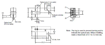Ảnh của Cảm biến quang điện siêu nhỏ  Omron EE-SPX743