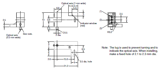 Ảnh của Cảm biến quang điện siêu nhỏ  Omron EE-SPX843