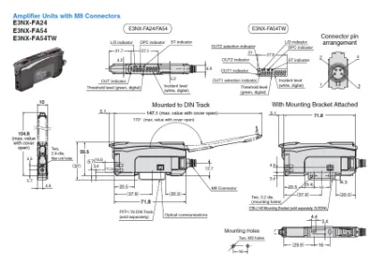 Ảnh của Cảm biến sợi quang  Omron E3NX-FA54