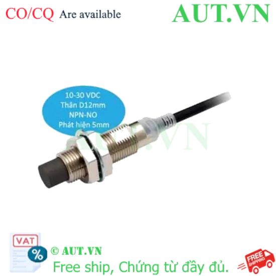 Ảnh của Cảm biến tiệm cận Omron E2E-X5MC112 5M | M12, NPN NO, Chuẩn IP69K Siêu Bền