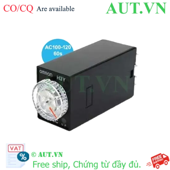 Ảnh của Timer Omron H3Y-2-B AC100-120 60S