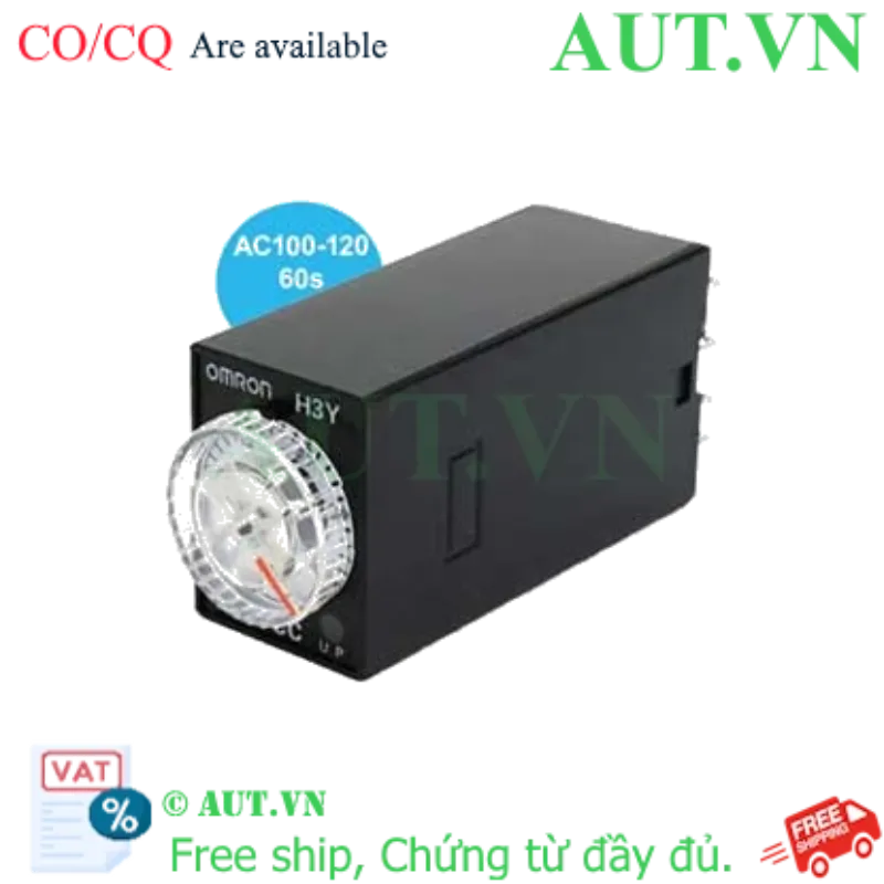 Ảnh của Timer Omron H3Y-2-B AC100-120 60S