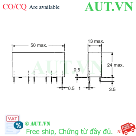 Ảnh của Relay an toàn Omron G7SA-5A1B DC110