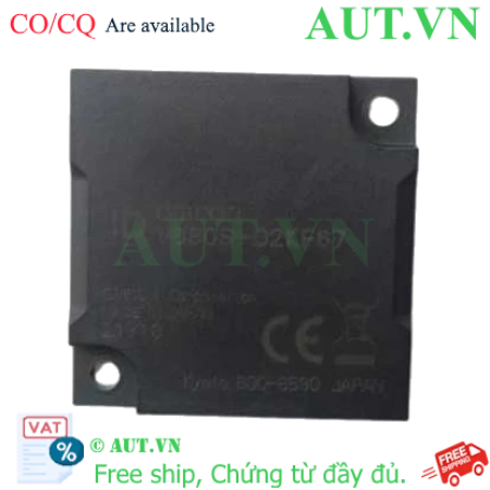 Ảnh của Thẻ RFID Omron V680S-D2KF67: Bộ Nhớ FRAM 2KB, Chống Dầu IP68, Tích Hợp Cảm Biến