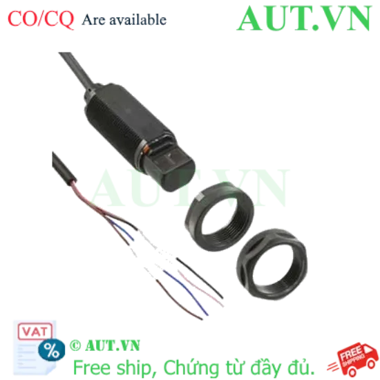 Ảnh của Cảm biến quang Omron E3RA-DN11 2M - Chuẩn IP69K Chống Nước, Phản Xạ Khuếch Tán, Vỏ M18 Siêu Bền