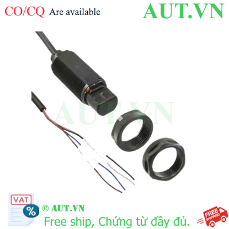 Ảnh của Cảm biến quang Omron E3RA-DN11 2M | IP69K, Phản xạ khuếch tán, Vỏ M18