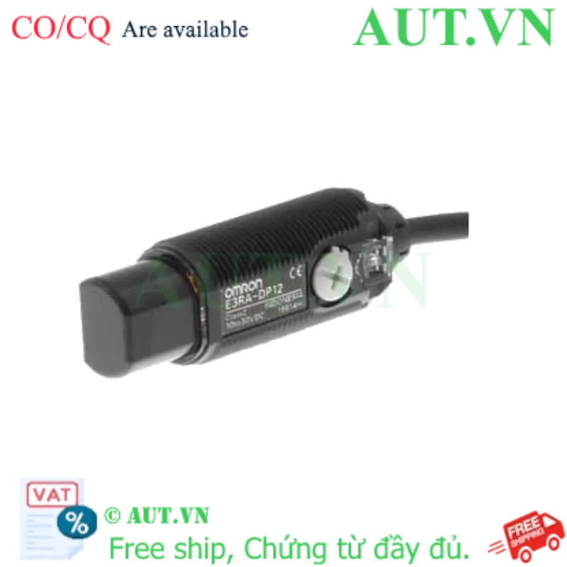 Ảnh của Cảm biến quang Omron E3RA-DP12 2M | PNP, IP69K Siêu Chống Nước, 300mm | AUT VN