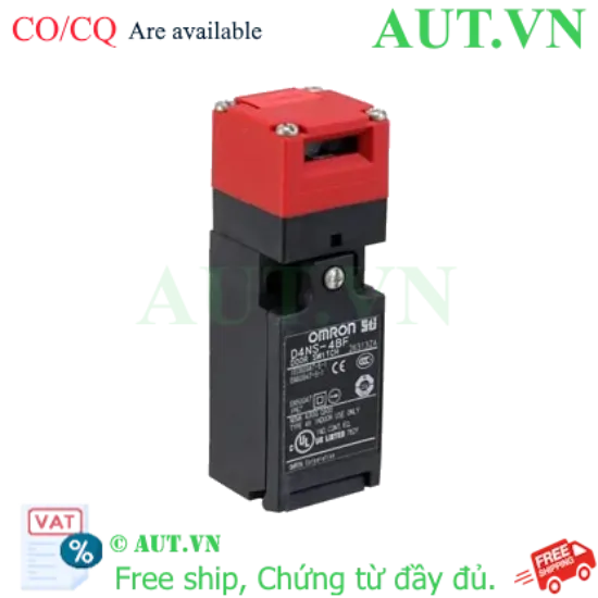 Ảnh của Khóa Cửa An Toàn Omron D4NS-4BF: Tiếp Điểm 2NC, Chuẩn IP67, Bảo Vệ Máy Móc Tuyệt Đối