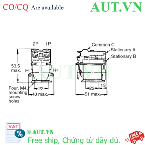 Ảnh của Rơ le trung gian Omron MM2X DC24