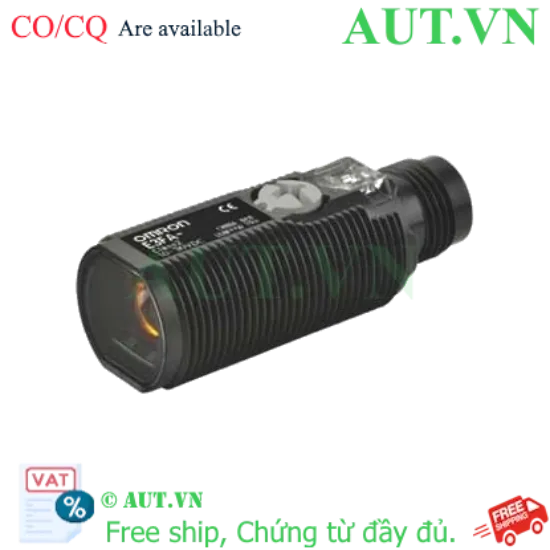 Ảnh của Cảm biến quang Omron E3FA-DP24 | PNP, 100mm, Chống nước IP69K Siêu Bền | AUT VN
