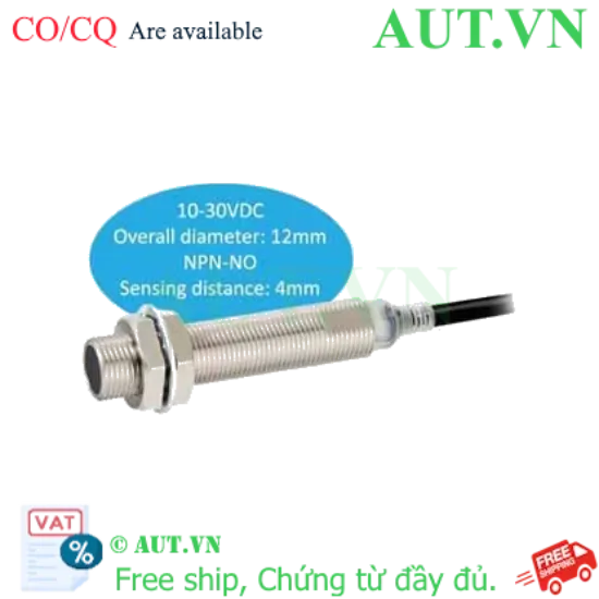 Ảnh của Cảm biến tiệm cận Omron E2E-X4C1L12 | M12, NPN NO, Chuẩn IP69K Siêu Bền