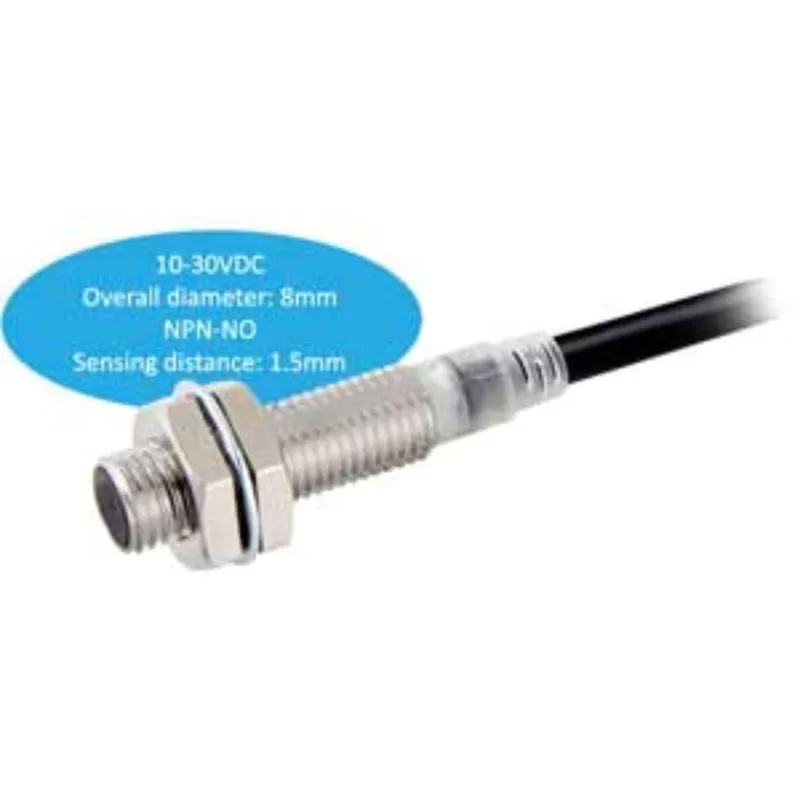 Ảnh của Cảm biến tiệm cận Omron E2E-X1R5C18 2M - M8, NPN NO, IP69K Siêu Bền