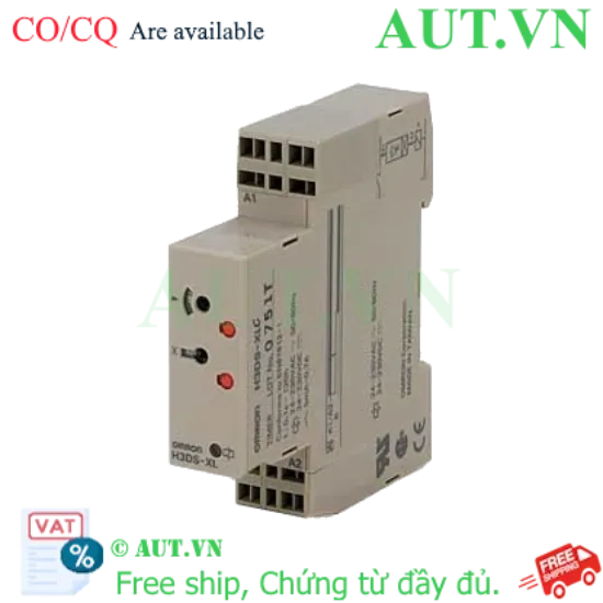 Ảnh của Timer Omron H3DS-XLC - Bộ Định Thời Slim 17.5mm, Ngõ Ra SCR Siêu Bền, Nguồn Đa Năng 24-230V