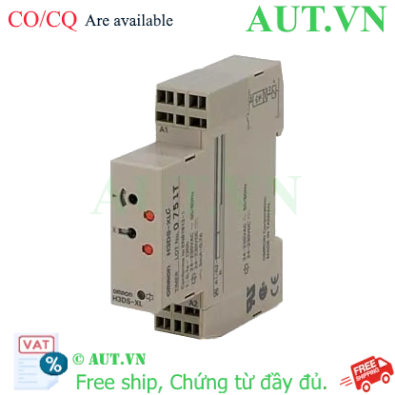 Ảnh của Timer Omron H3DS-XLC - Slim 17.5mm, Ngõ Ra SCR Siêu Bền, Nguồn 24-230V