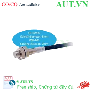 Ảnh của Cảm biến tiệm cận Omron E2E-X2B1D8 - M8, PNP NO, Chuẩn IP69K Siêu Bền | AUT VN